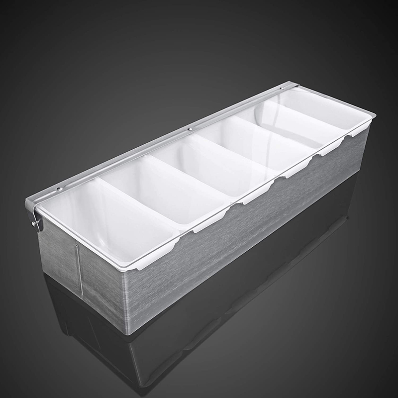 Commercial Kitchen Utensils - Dispensador de condimentos de acero inoxidable