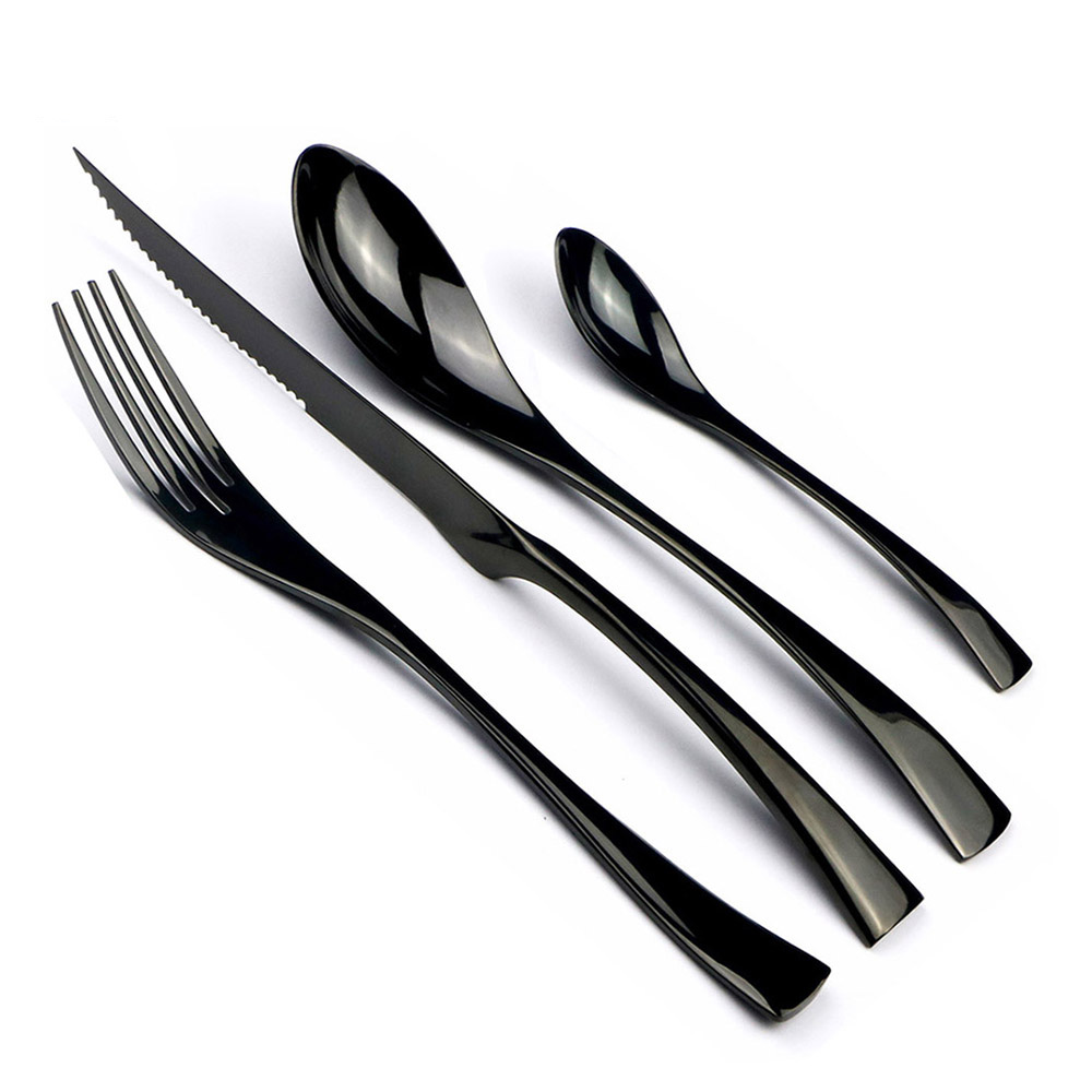 Commercial Kitchen Knives - Juego de cubiertos de acero inoxidable