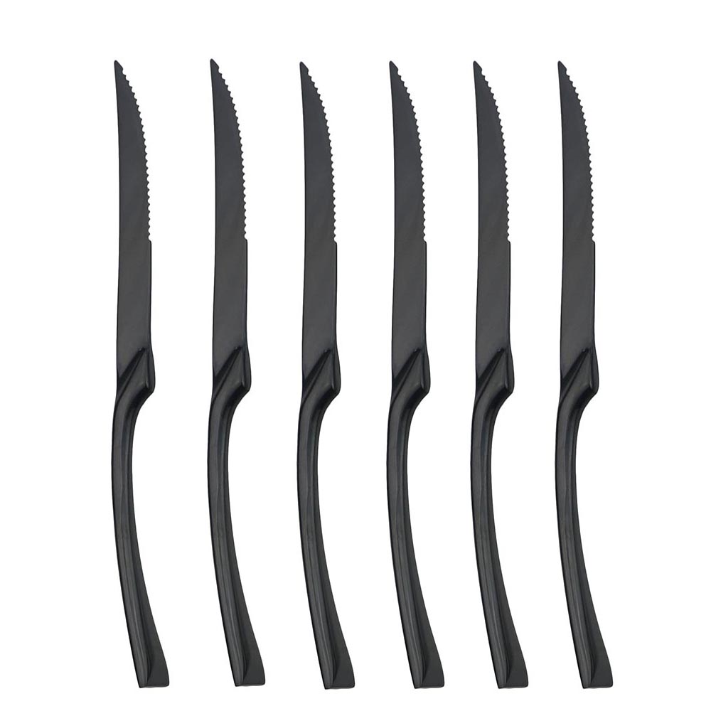 Commercial Kitchen Knives - Juego de cubiertos creativos de acero