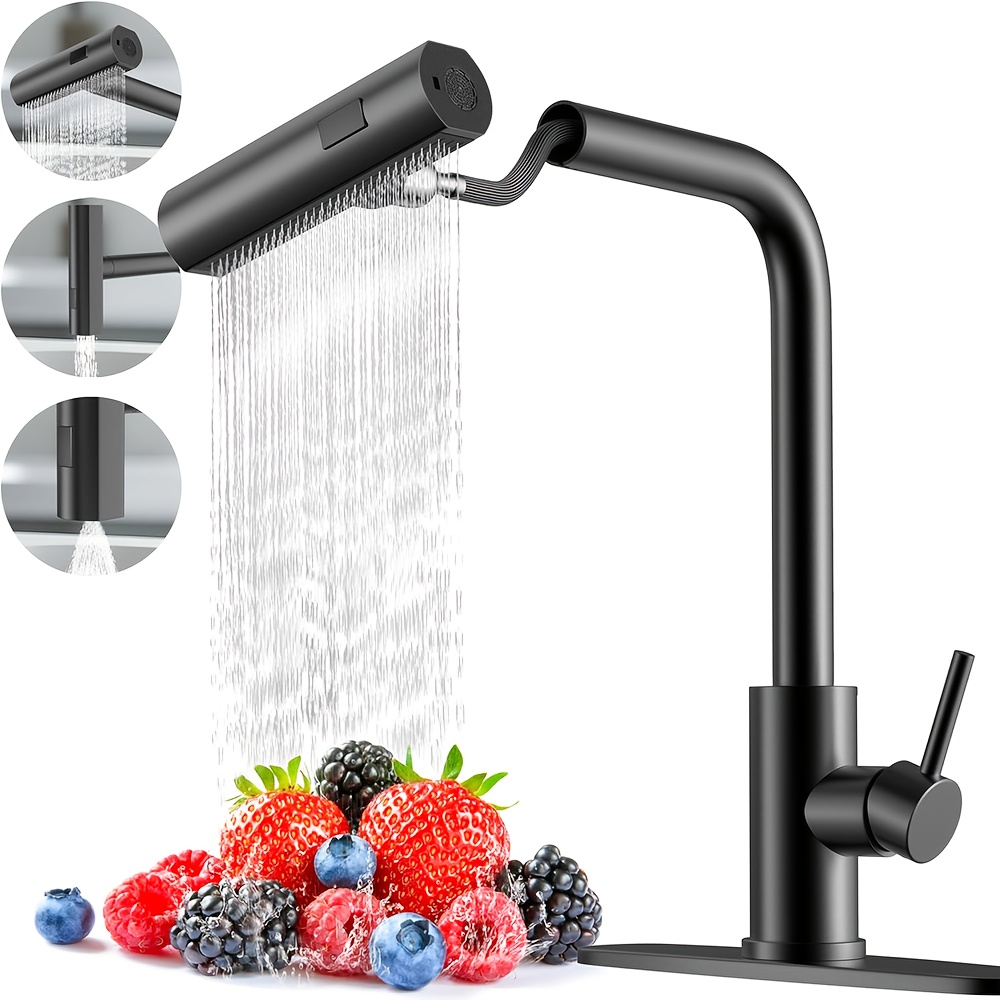 Commercial Kitchen Taps - 1 grifo de cocina negro con