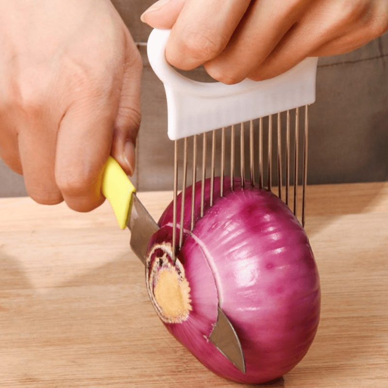 Commercial Kitchen Utensil Holder - 1/4PC Aguja de cebolla de acero