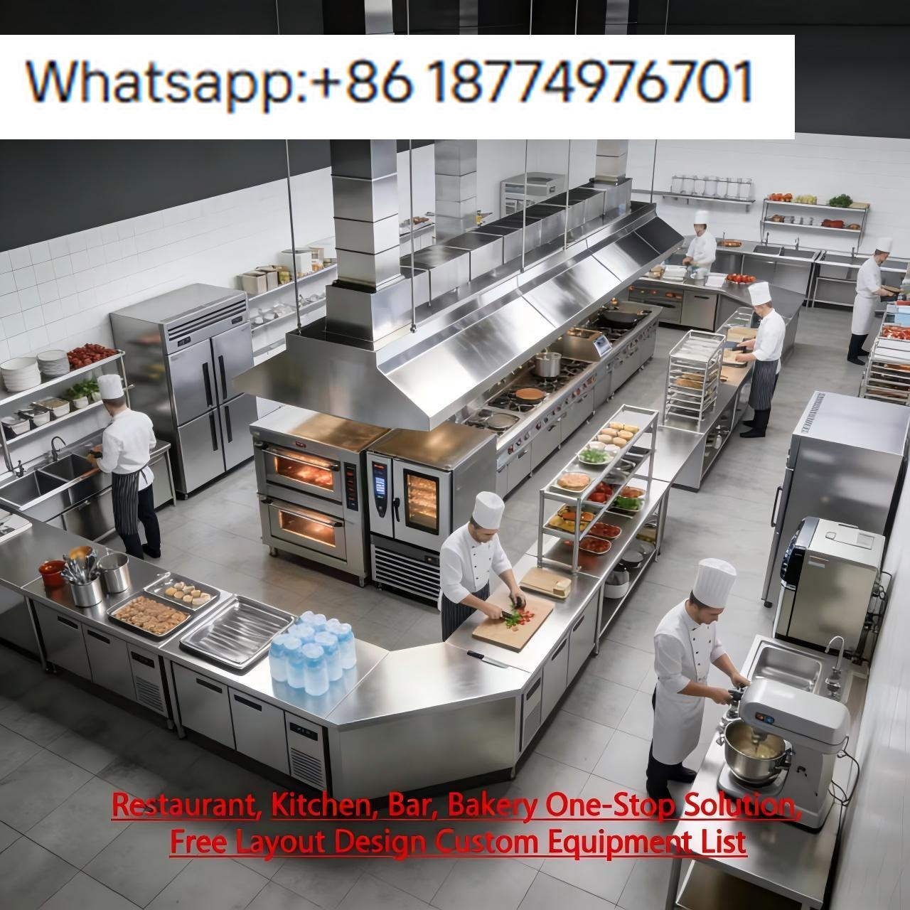 Commercial Kitchen Layouts - Equipo Comercial de Comida Rápida KFC:
