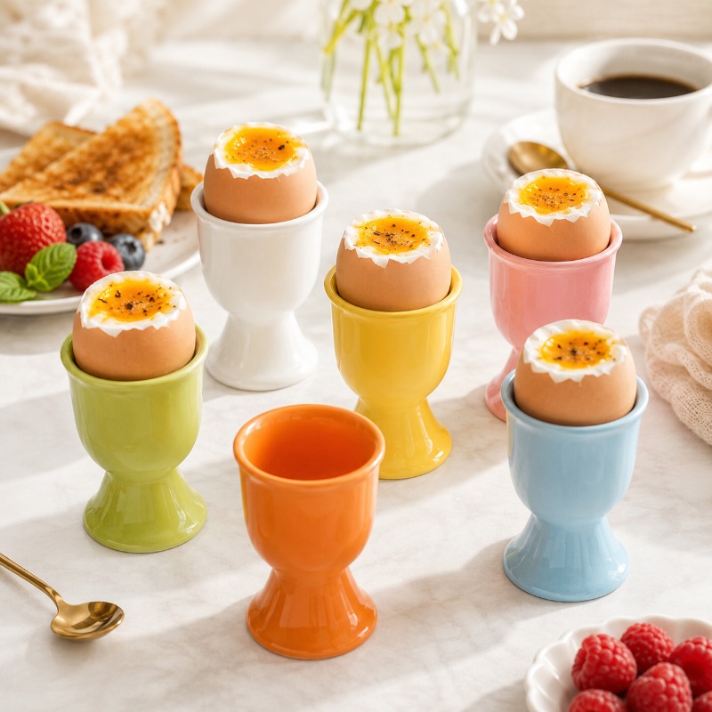 Commercial Kitchen Utensils - Portavasos de cerámica para huevos, tazas