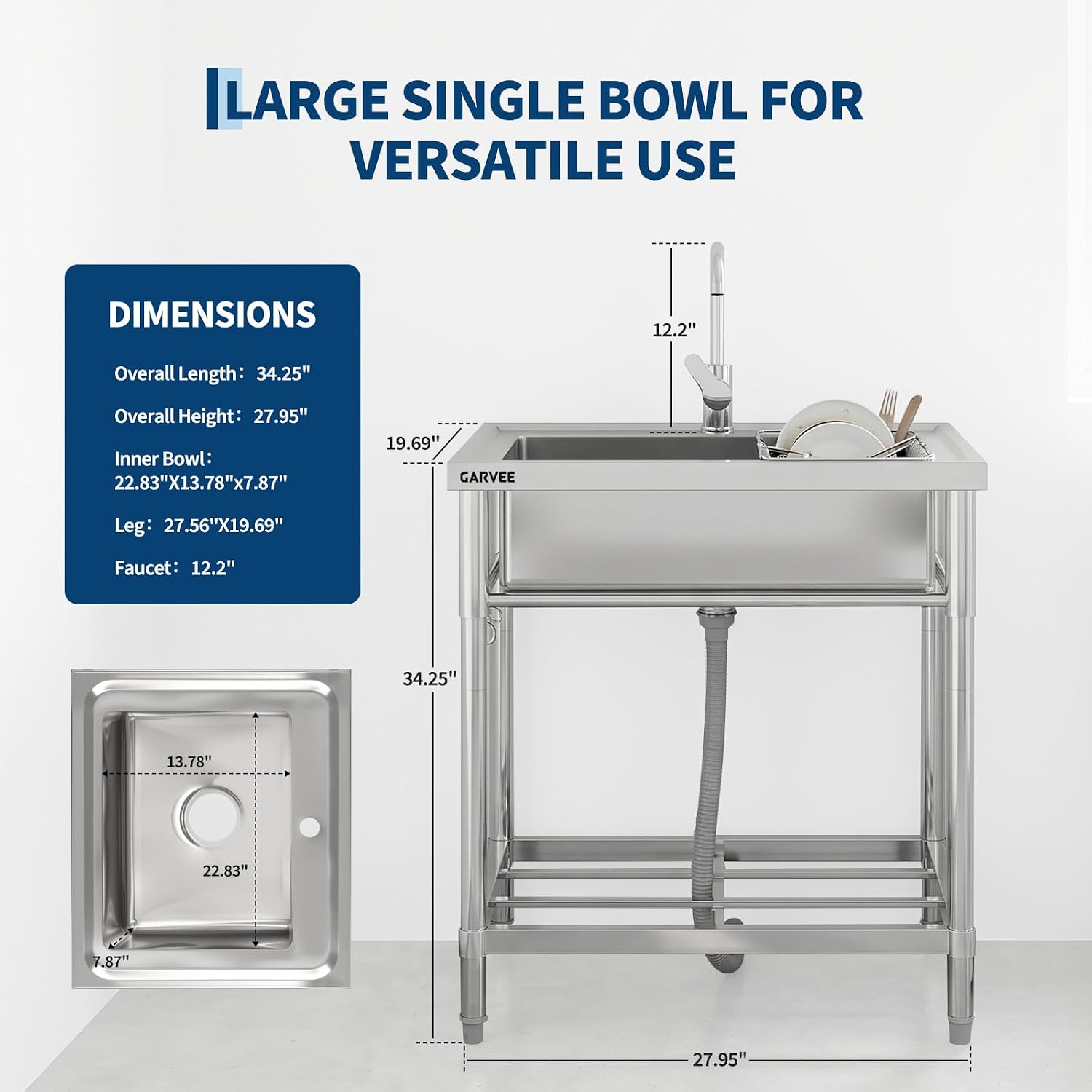 Fregadero Comercial de Acero I - Commercial Kitchen Taps reseña y precio