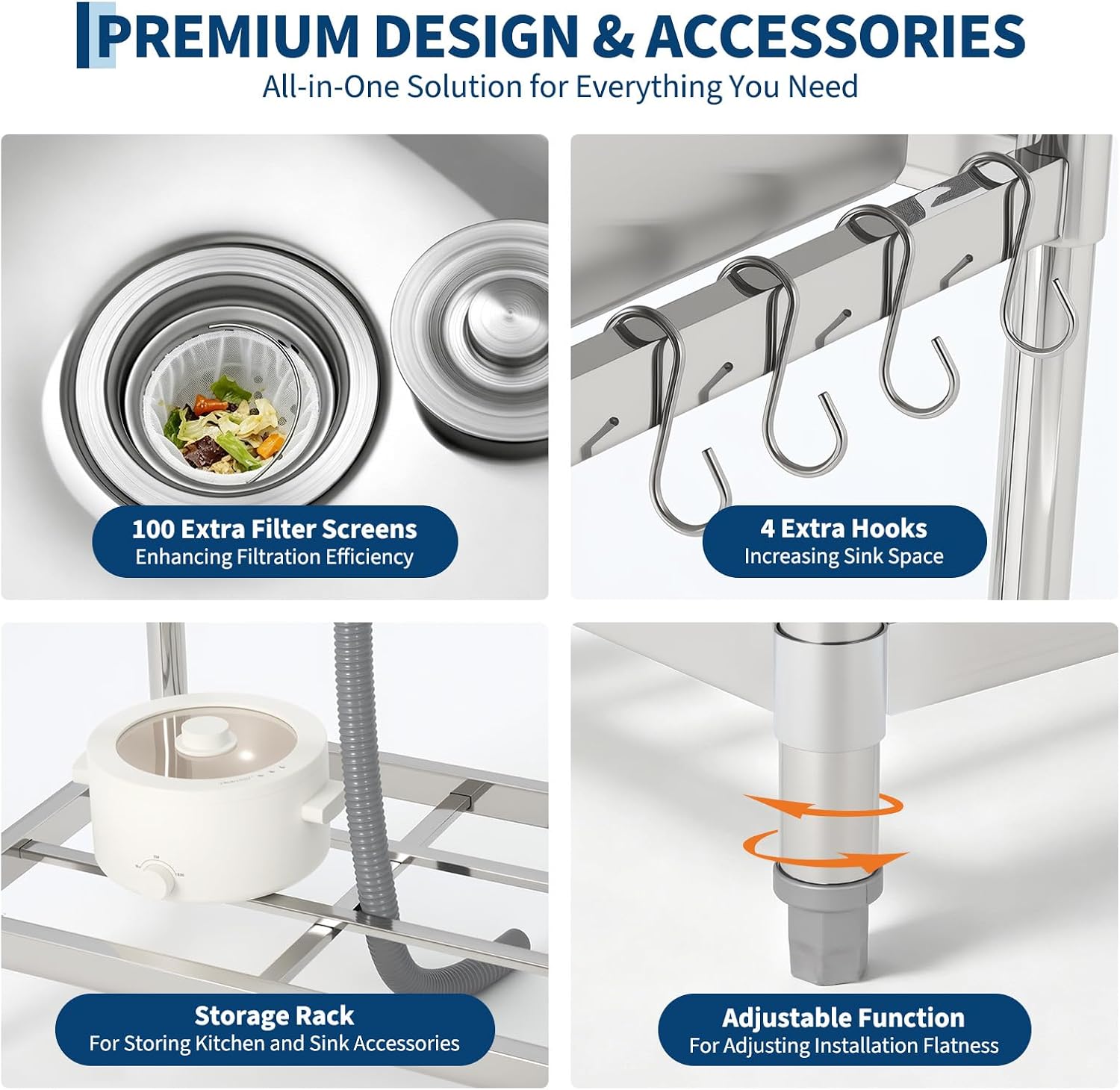 Fregadero Comercial de Acero I - Commercial Kitchen Taps reseña y precio