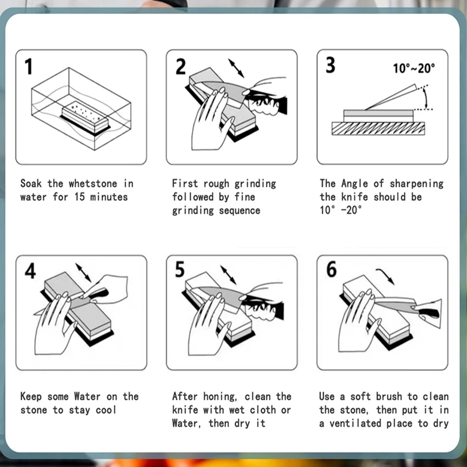 Piedras de afilar, afilador de - Commercial Kitchen Knives reseña y precio