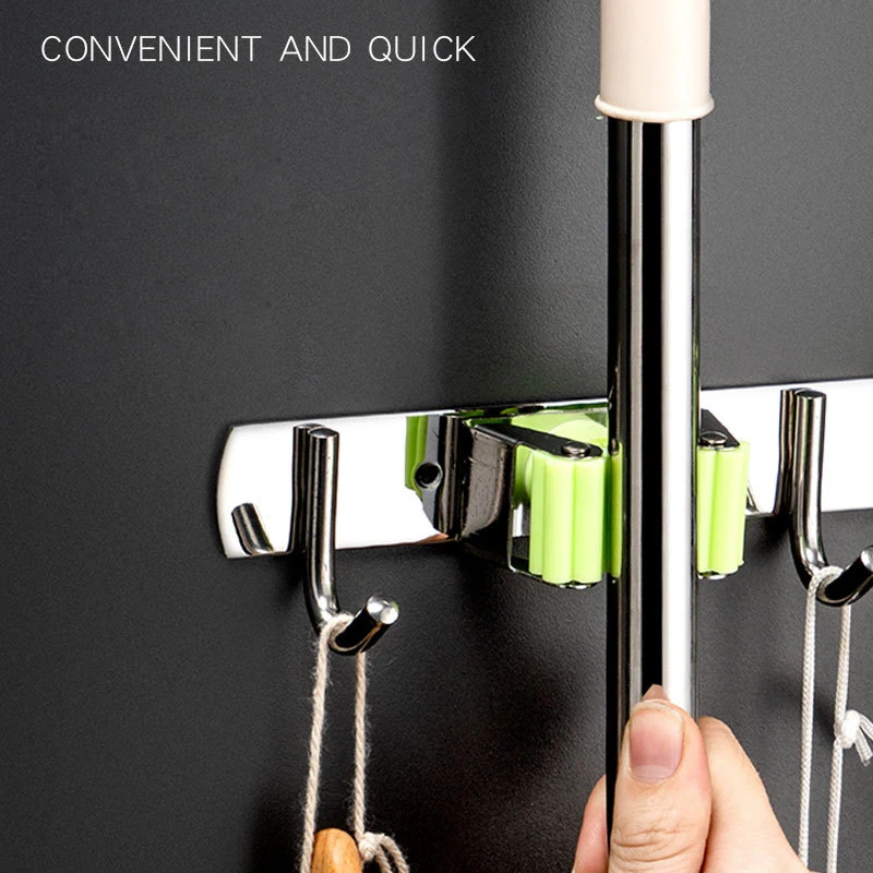Colgador de fregona de montaje - Commercial Kitchen Utensil Holder reseña y precio