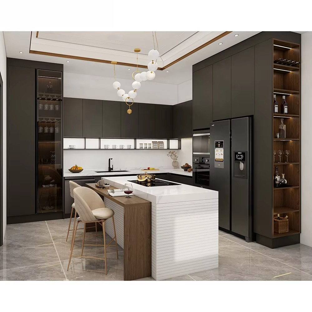 Gabinetes de cocina modernos d - Commercial Kitchen Manufacturers reseña y precio