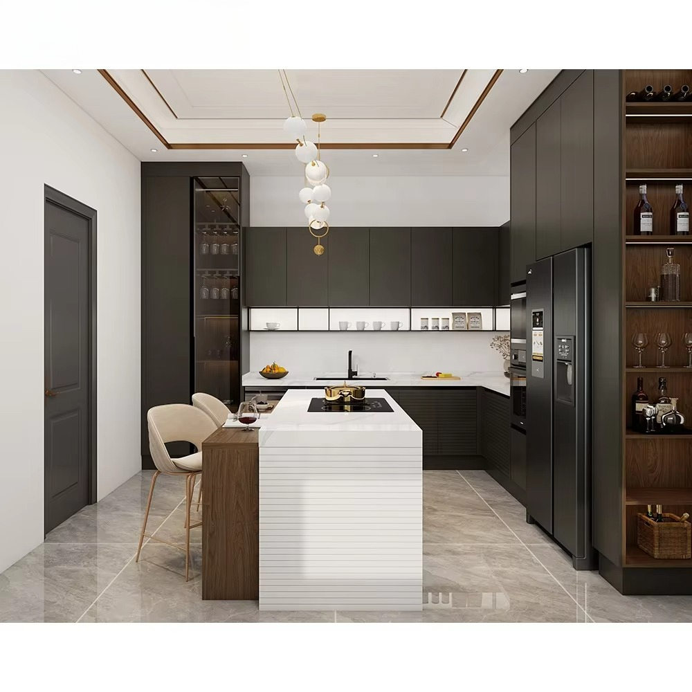Gabinetes de cocina modernos d - Commercial Kitchen Manufacturers reseña y precio