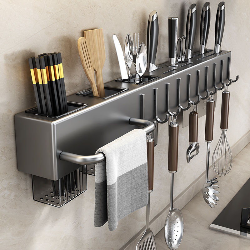 Estante de Cocina sin Herramie - Commercial Kitchen Utensil Holder reseña y precio