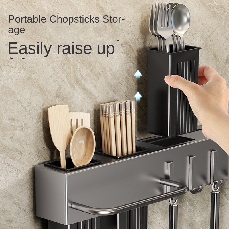 Estante de Cocina sin Herramie - Commercial Kitchen Utensil Holder reseña y precio