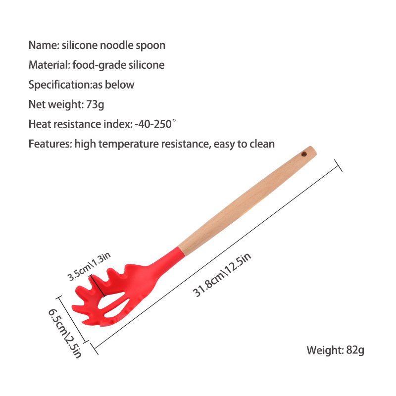 Cuchara de silicona para fideo - Commercial Kitchen Utensils reseña y precio