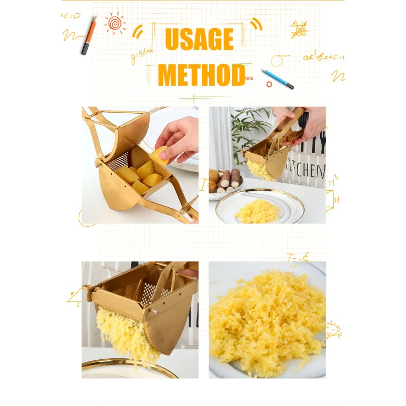 Exprimidor manual de patatas d - Commercial Kitchen Manufacturers reseña y precio