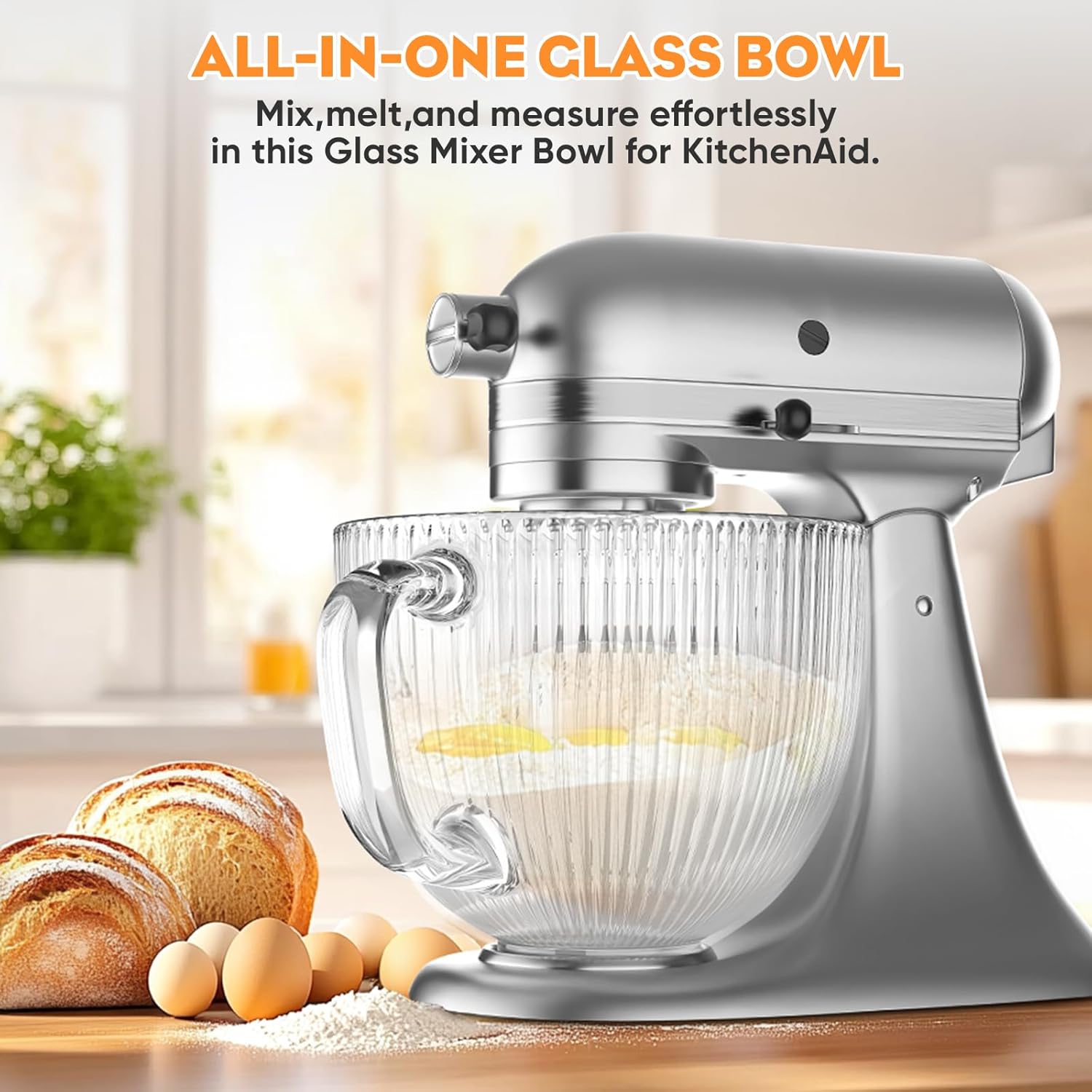 GVODE Cuenco de vidrio para ba - Commercial Kitchenaid reseña y precio
