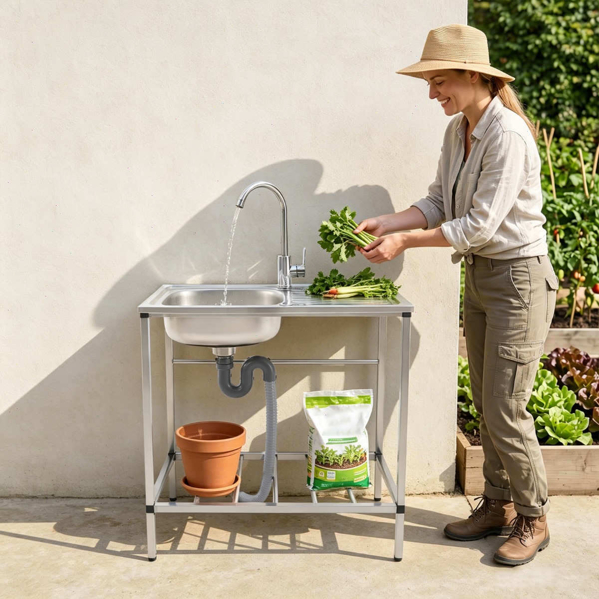 Fregadero Utilitario, Fregader - Commercial Kitchen Taps reseña y precio