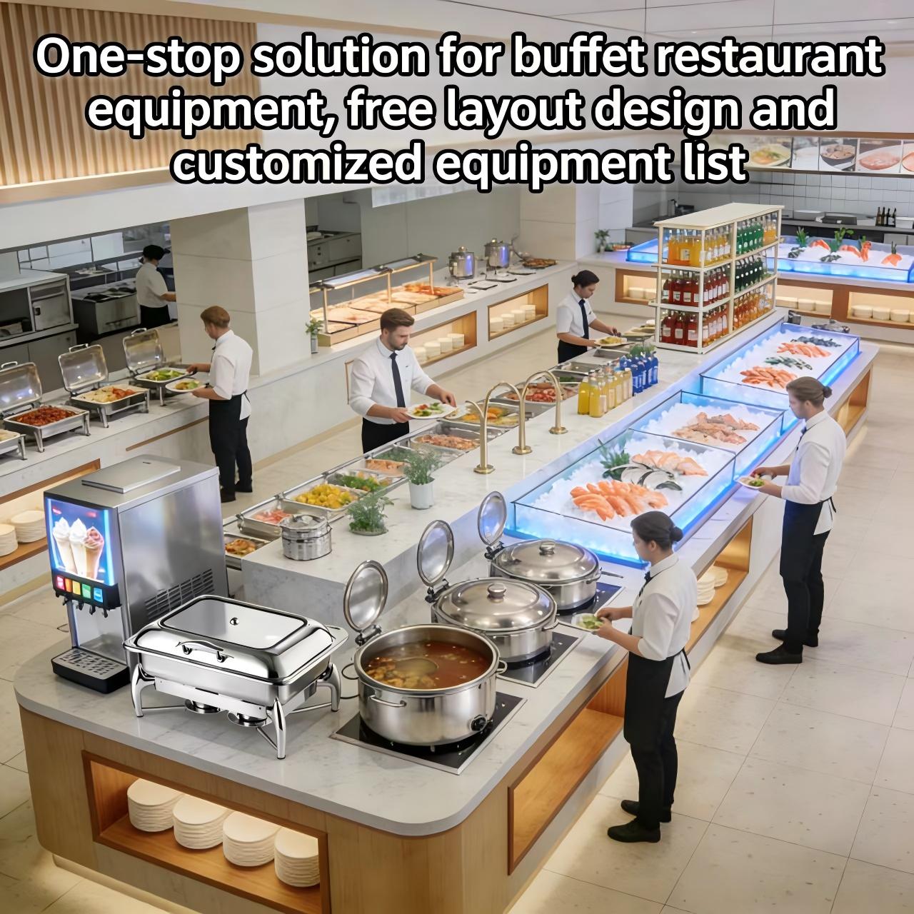 Equipo Comercial de Comida Ráp - Commercial Kitchen Layouts reseña y precio