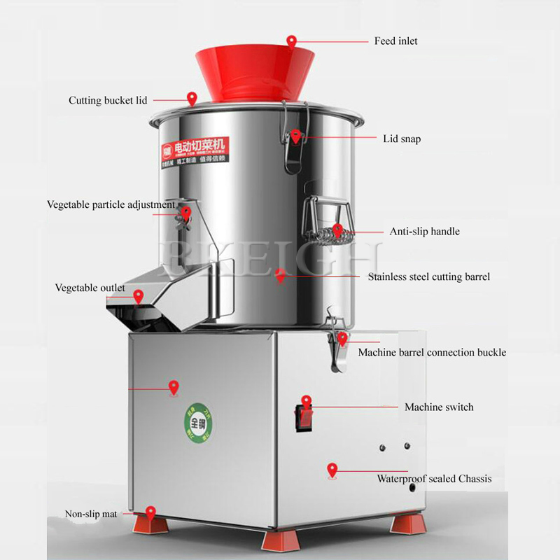 Cortador de verduras eléctrico - Commercial Kitchen Use reseña y precio