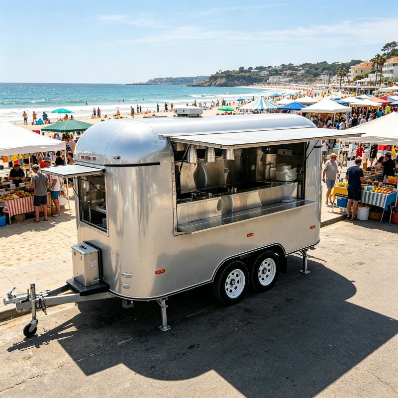 Remolque de Comida de Acero In - Commercial Kitchen Layouts reseña y precio