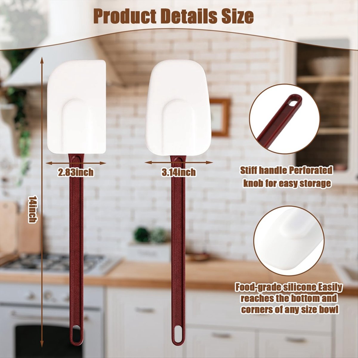 * Espátula y cuchara de alta r - Commercial Kitchen Use reseña y precio