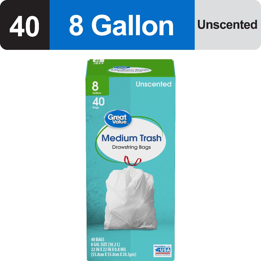 Bolsas de Basura con Cordón, 8 - Commercial Kitchen Use reseña y precio