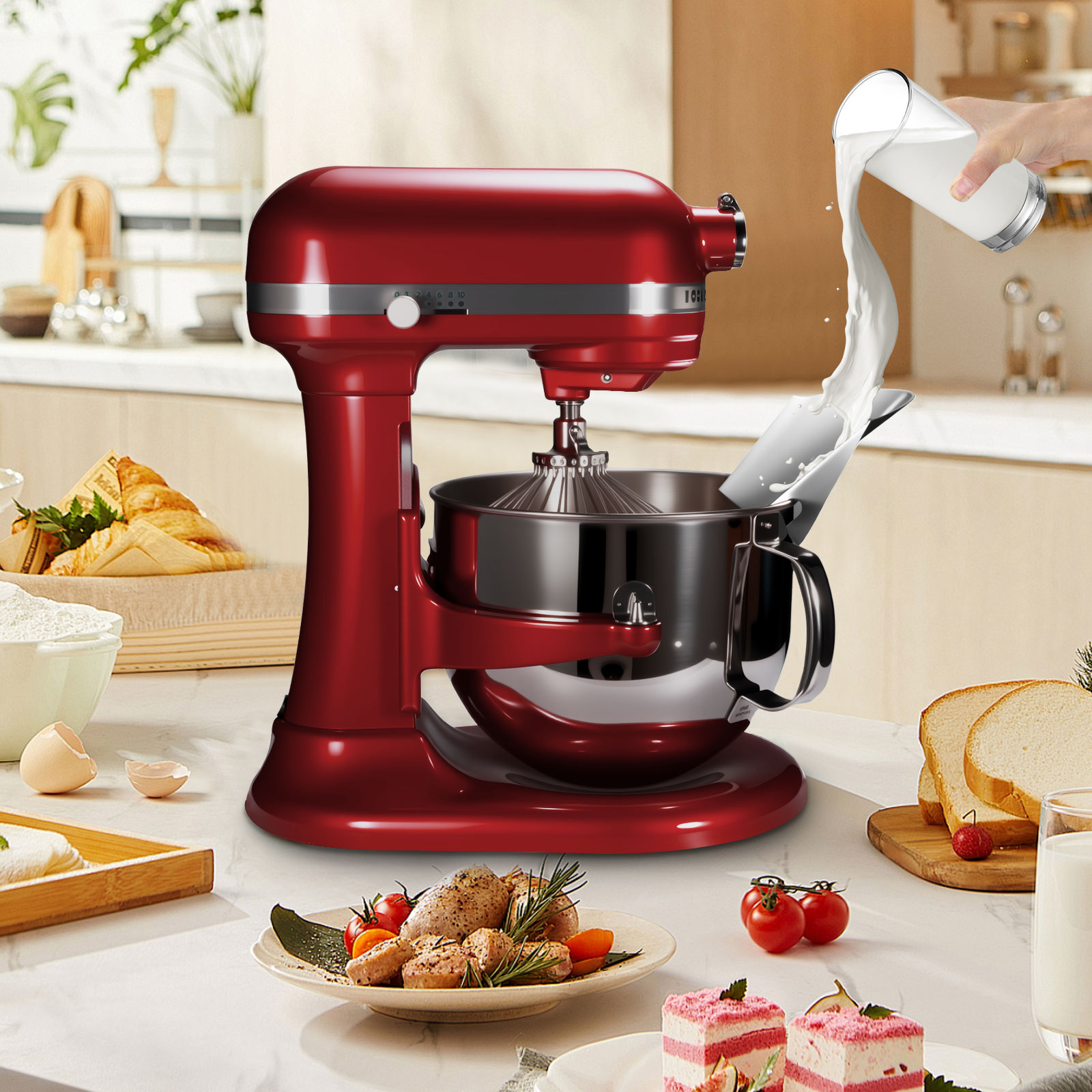 Protector basculante de acero  - Commercial Kitchenaid reseña y precio