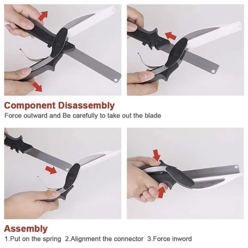 Tijeras de cocina de acero ino - Commercial Kitchen Knives reseña y precio