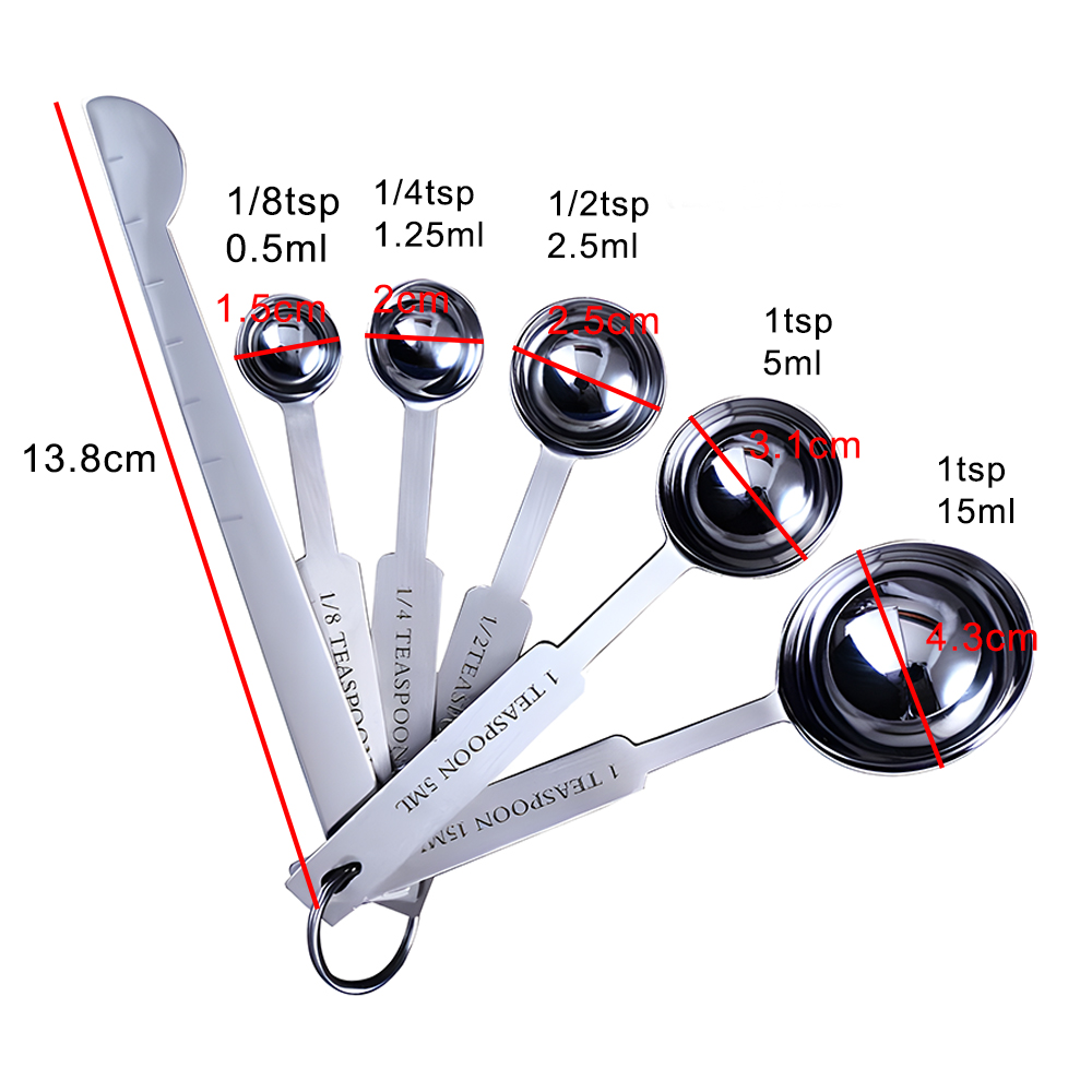 Juego de tazas y cucharas medi - Commercial Kitchen Products reseña y precio