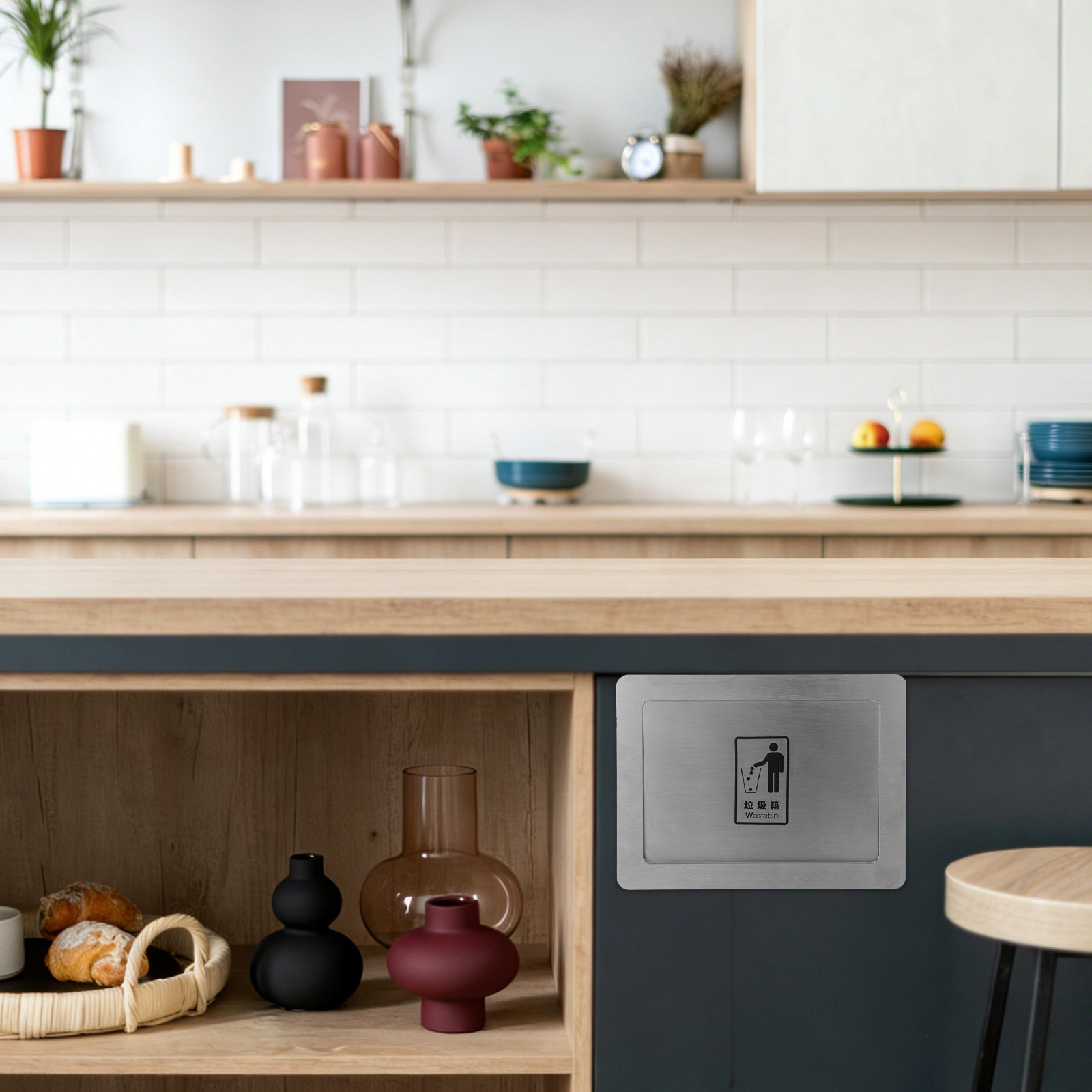 Tapa de desagüe de basura empo - Commercial Kitchen Wall Covering reseña y precio