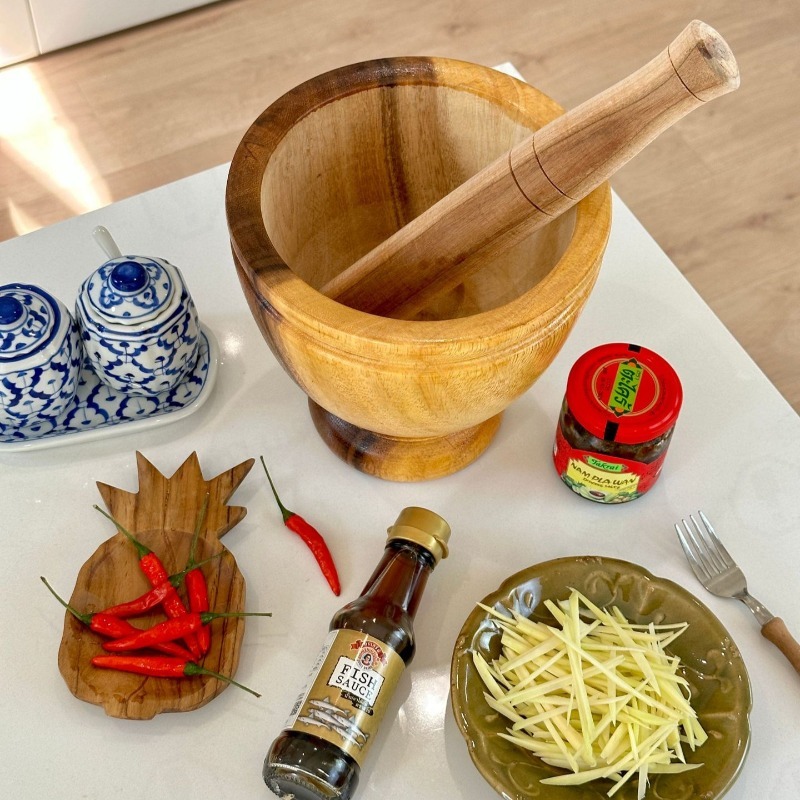 Juego de Mortero y Maja de Mad - Commercial Kitchen Grinder reseña y precio