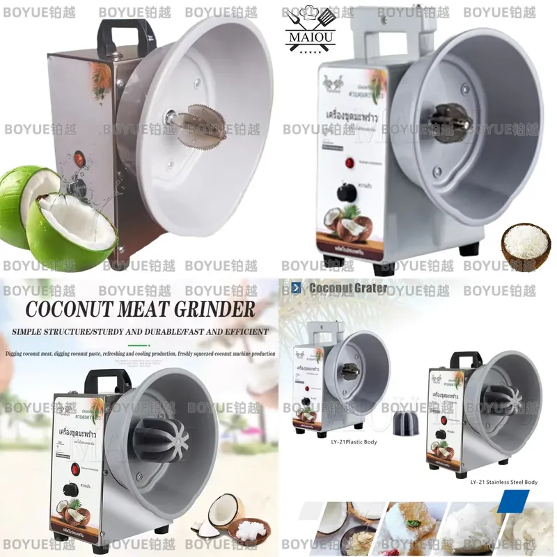 Rallador de Coco Eléctrico Com - Commercial Kitchen Grinder reseña y precio