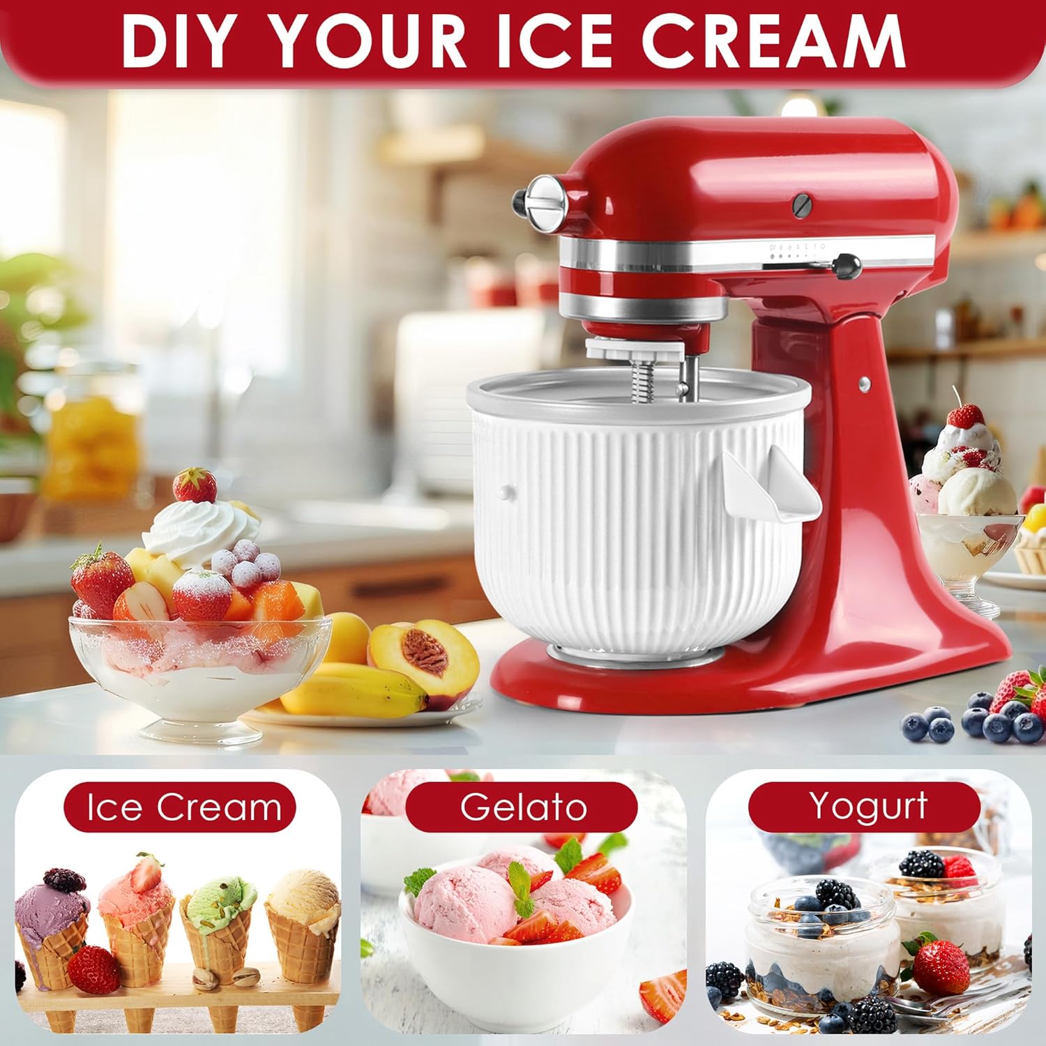 Accesorio para máquina de hela - Commercial Kitchenaid reseña y precio