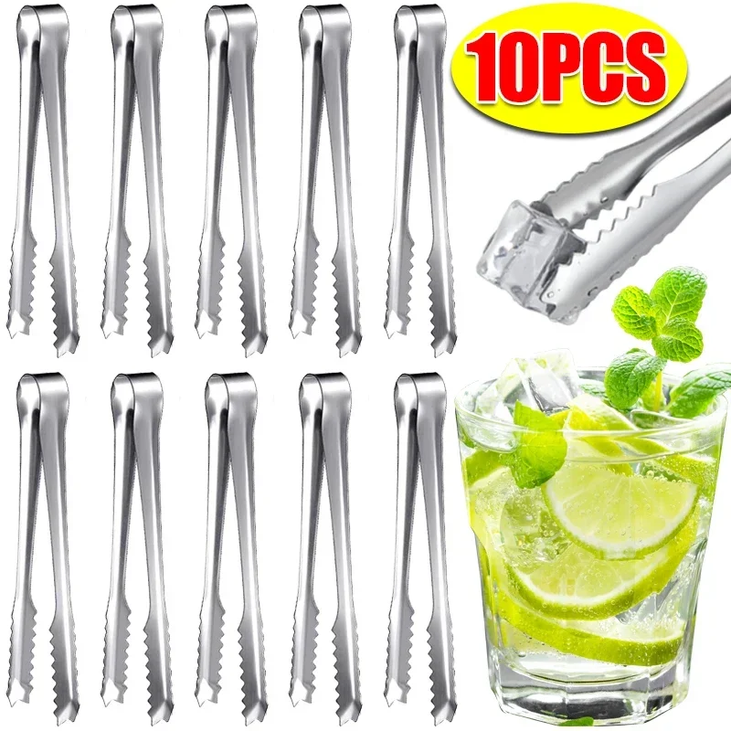 Pinzas para hielo de acero ino - Commercial Kitchen Utensils reseña y precio