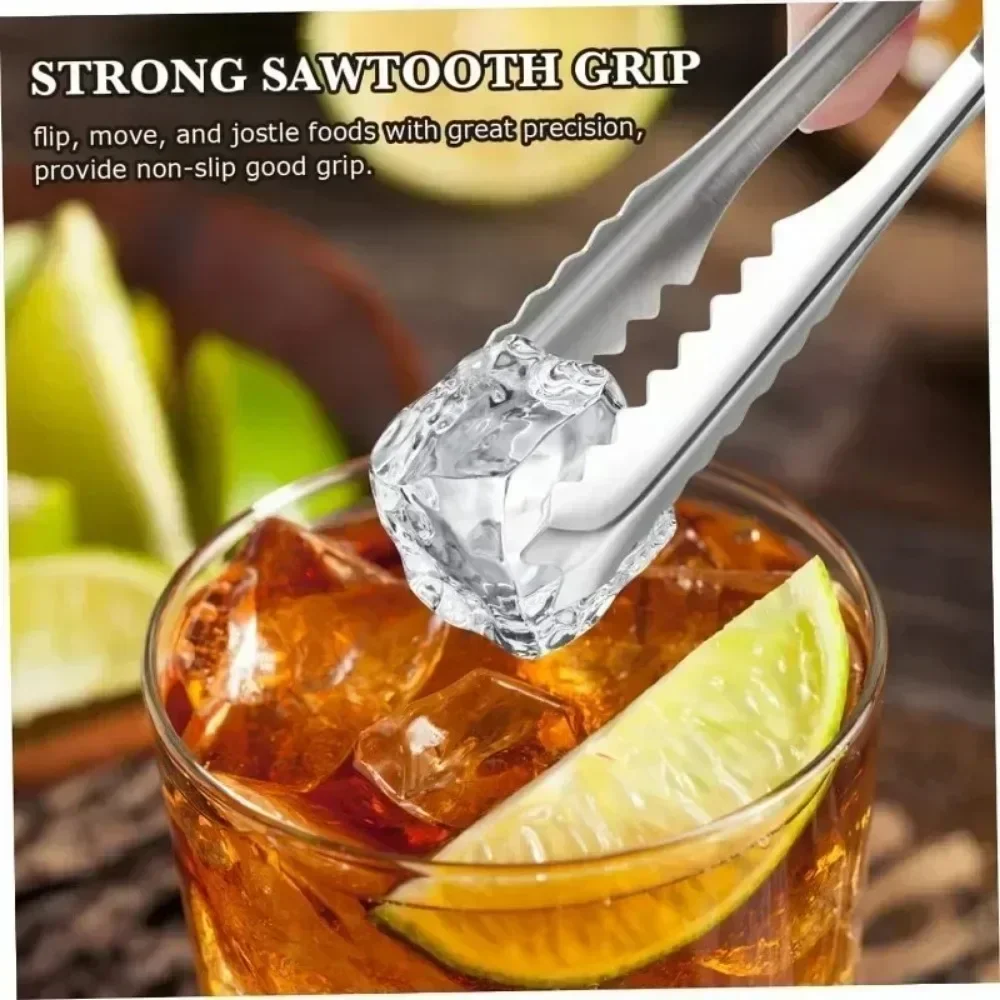 Pinzas para hielo de acero ino - Commercial Kitchen Utensils reseña y precio