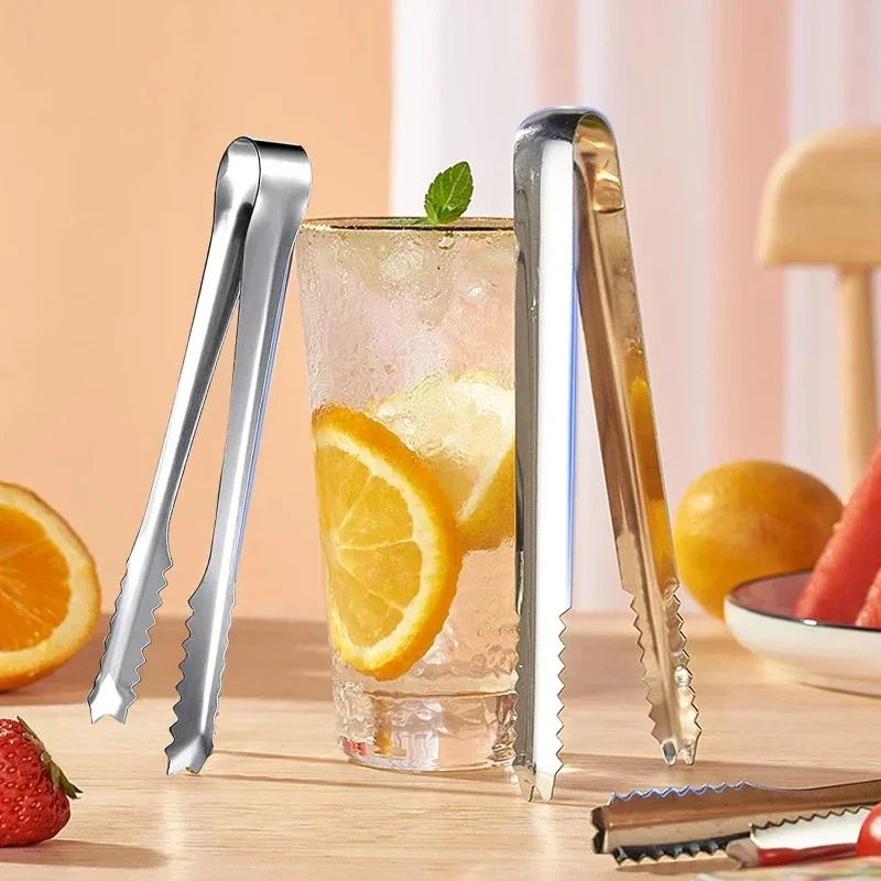 Pinzas para hielo de acero ino - Commercial Kitchen Utensils reseña y precio