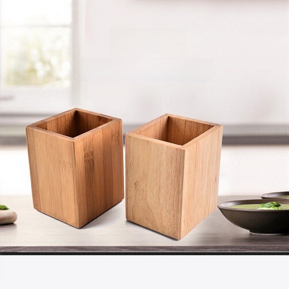 Portautensilios de Madera Maci - Commercial Kitchen Layouts reseña y precio