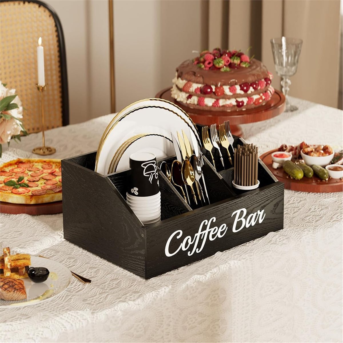 Organizador de Estación de Caf - Commercial Kitchen Manufacturers reseña y precio
